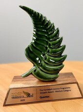 Quantec are proud winners of the 2025 Natural Health Products Fernmark License Growth award