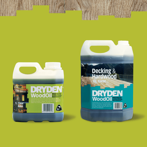 Packaging label design for Dryden WoodOil
