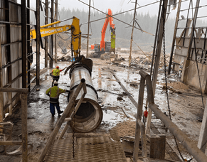 Golden Bay Cement Rotorua Mine Demolition