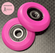 Pink Wheels For Breast Cancer Awareness Month
