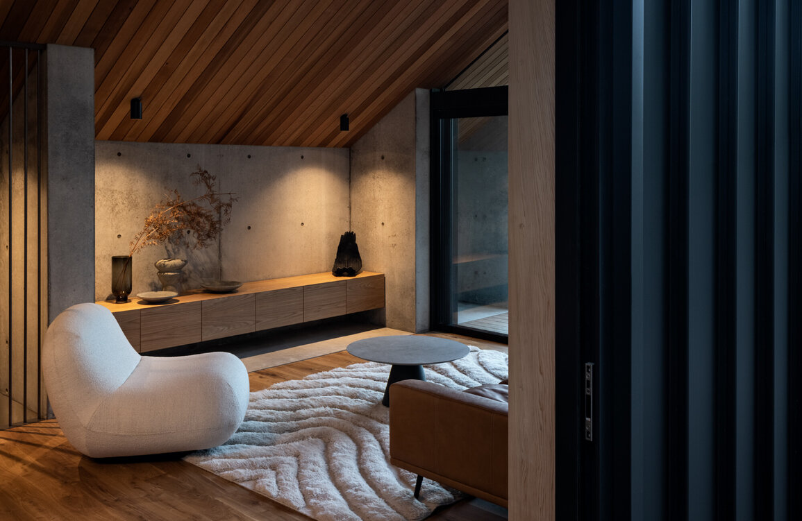 In situ concrete house Wellington NZ