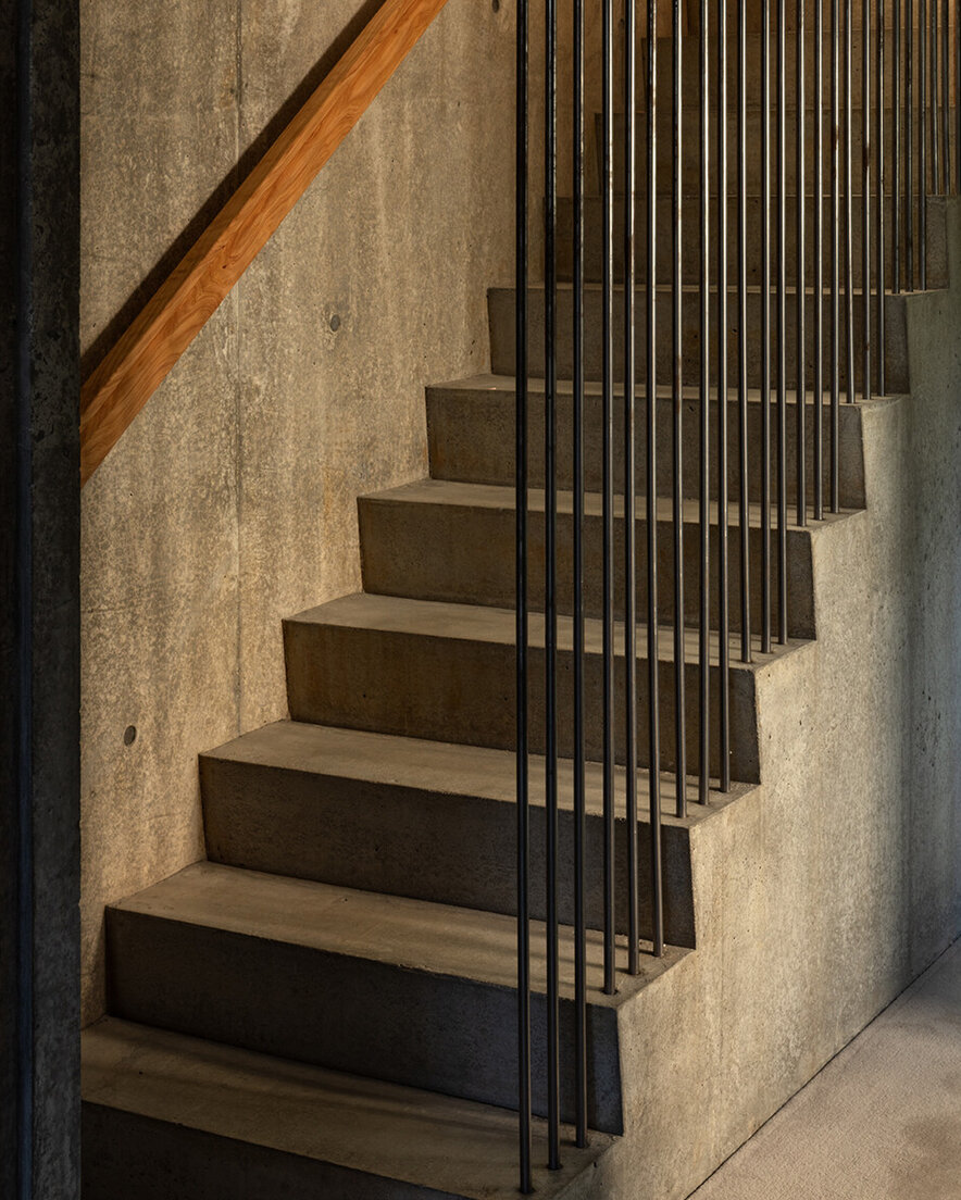 Concrete stairs