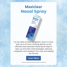 Breathe Easy with Maxiclear Nasal Spray