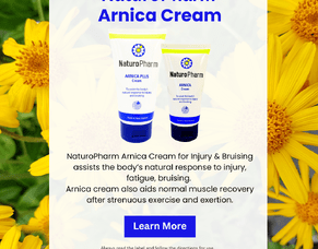 Harnessing Nature&#039;s Power: Arnica Cream and Arnica Plus Cream by Naturo Pharm