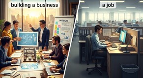 Are you building a business of value, or do you simply own a job?