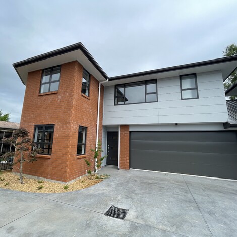 Ardent Building Developments. Hamilton, Waikato. NZ. Image of duplex