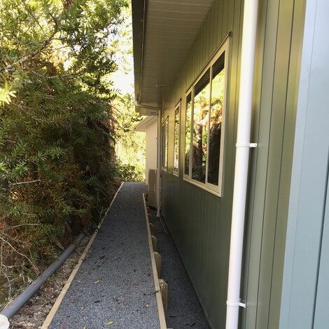 Ardent Building Developments. Hamilton, Waikato. NZ. Image of new home build landscaping