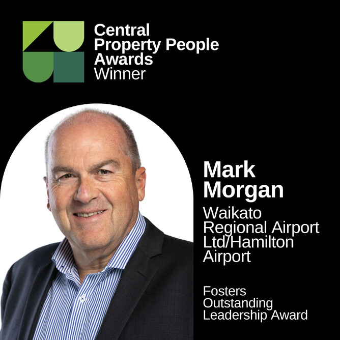Airport CE wins Central Property People Awards Hamilton Airport