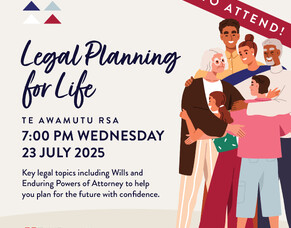 Event - Legal Planning for Life