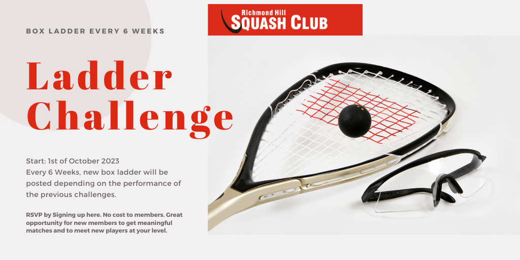 Richmond Hill Squash Club Ladder Challenge