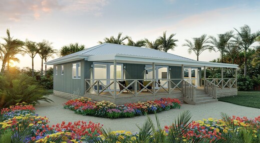 Wiri Pacific Kitset House in South Pacific