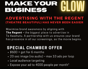 Special Member Offer - Advertising with the Regent Theatre
