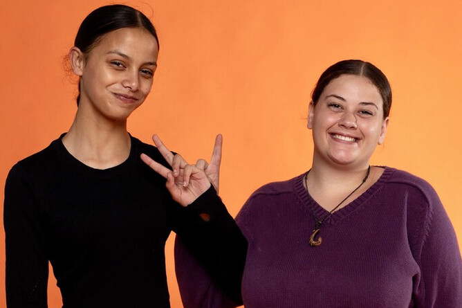 Together, shaping a brighter future. Left to Right: Paku & Shareya. Photo supplied.