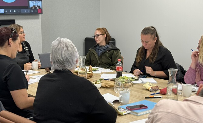 Local businesses absorbing all the goodness from Kim Hill's workshop