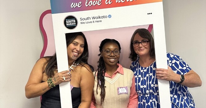 Inspirational Speaker - Cara Ryan with keynote Speakers Rutendo Shadaya & Juliet Peterson