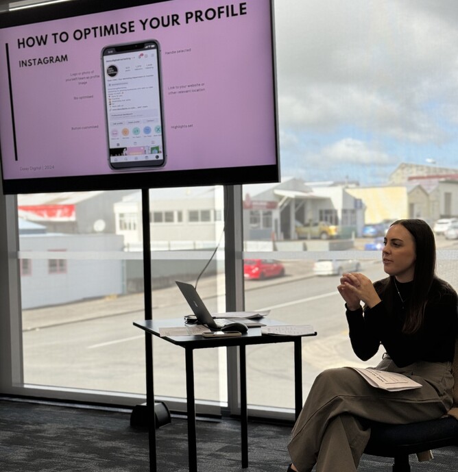 Tayla from Daisy Digital Marketing sharing the goods!