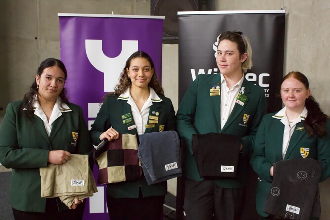 Tokoroa High School representing at YES pitch session.