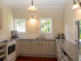 The kitchen of the Kūaotunu Hall