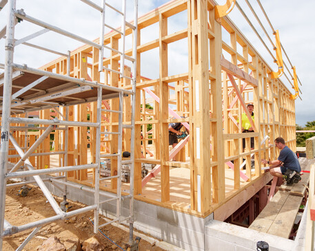 Image of the Whitechurch Construction team building. Waikato residential builders.
