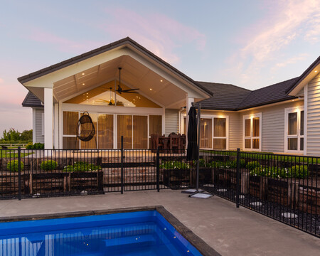 Exterior images of Aubrey Way new build by Whitechurch Construction, Waikato residential builders.