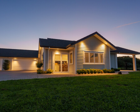 Exterior images of Aubrey Way new build by Whitechurch Construction, Waikato residential builders.