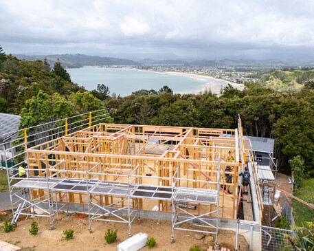 Image of the Whitechurch Construction team building. Waikato residential builders.