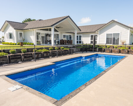 Exterior images of Aubrey Way new build by Whitechurch Construction, Waikato residential builders.