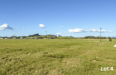 Image of Lot 4 at Amber Views, Collinson Street Subdivision, Pirongia. House & Land Packages available with Whitechurch Construction, quality Waikato builders.