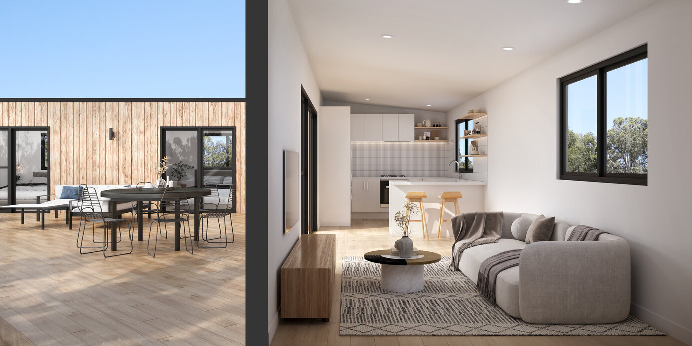 Image of transportable cabin by Whitechurch Construction, Waikato residential builders.