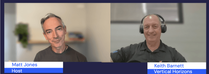 Matt Jones, Advanced Safety and Keith Barnett of Vertical Horizonz talking on the Health and Safety Unplugged podcast