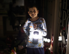 When the power goes out.