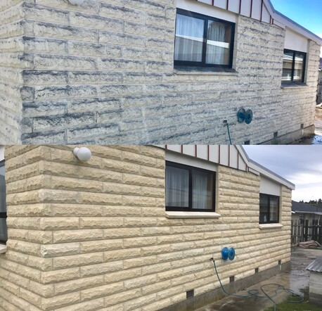 Exterior stone cleaning and re sealing
