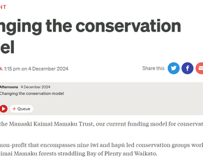 In the media: Changing the conservation model