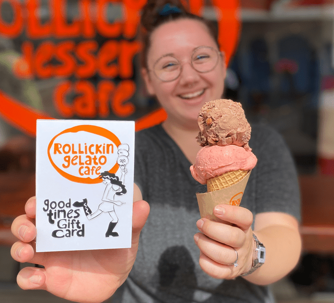 A Rollickin Gelato voucher is the perfect gift this Christmas! With $25, $50, and $100 options (depending on how much you love them) there's a voucher option for everyone on your list.