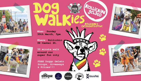 Christchurch Pride Dog Walk!