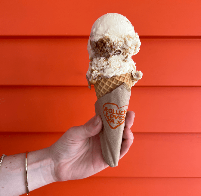 Anzac Cookie Gelato - yummy!