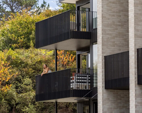 Heat pump screens for commercial projects in New Zealand.