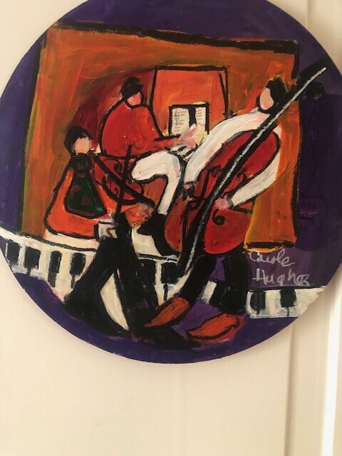 Round small one for the table centre or the wall $120.00