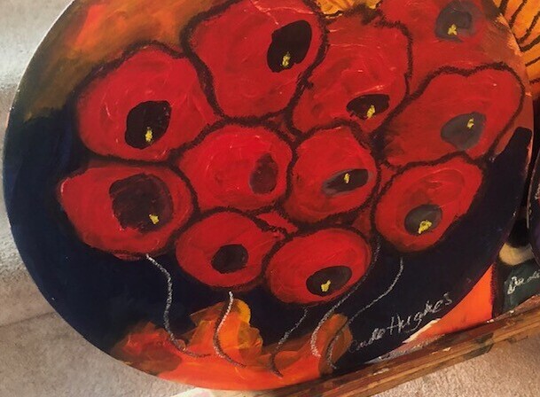 Center Table Mat - an original painting, only $94.00