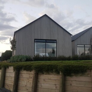 Redwood cladding