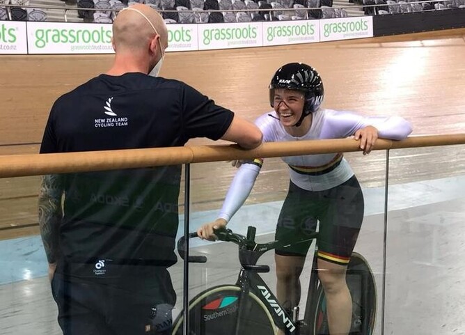 Rebecca Petch has scored two national titles in the space of a few days. Photo: Supplied: Cycling NZ