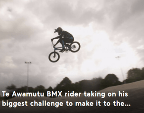 Te Awamutu BMX rider taking on his biggest challenge to make it to the Olympics