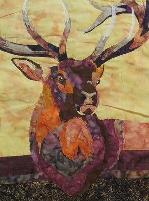 The Stag, quilt by Tanya Dobbin