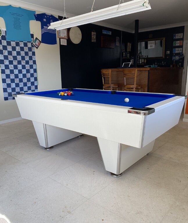 Mypooltable Slate Bed Pool Tables, How Wide Should A Pool Table Light Be