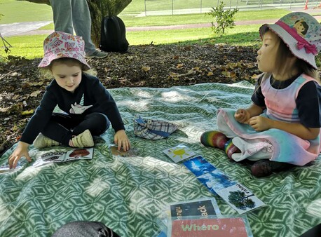 What did we see in the park today?