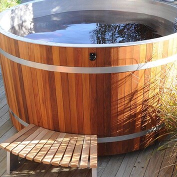 Electric hot tub | Electric spa pool | Wood spa tub | Alpine Tubs