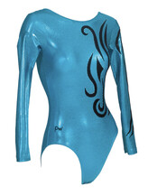 Brooklyn Leotard - GY527 - Turquoise -Child $79.99 / Adult $83.99 - - - - - - - - - - - - - - - ENQUIRE TO ORDER